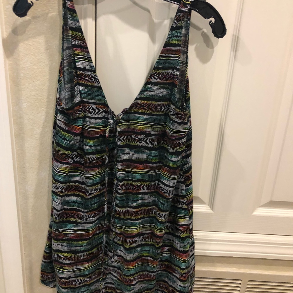 colorful summer slip dress